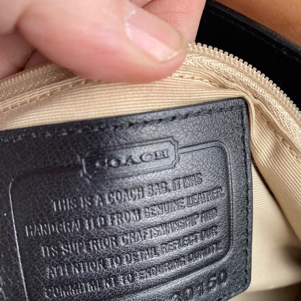 Authentic Coach Bag. Color Block. Signature Coach… - image 2